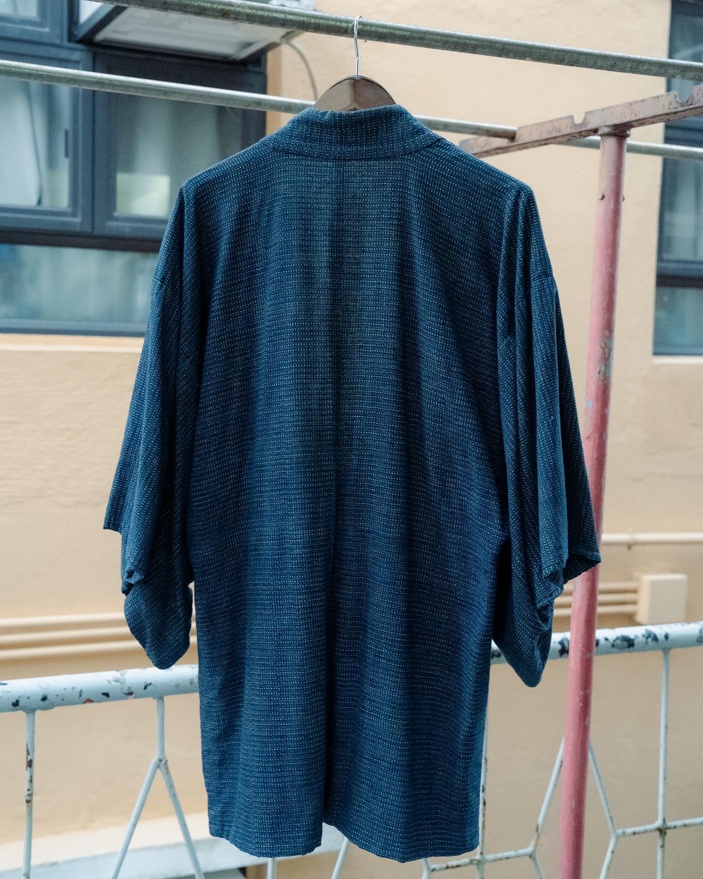Blue Dyed Kasuri Noragi 藍染絣野良着