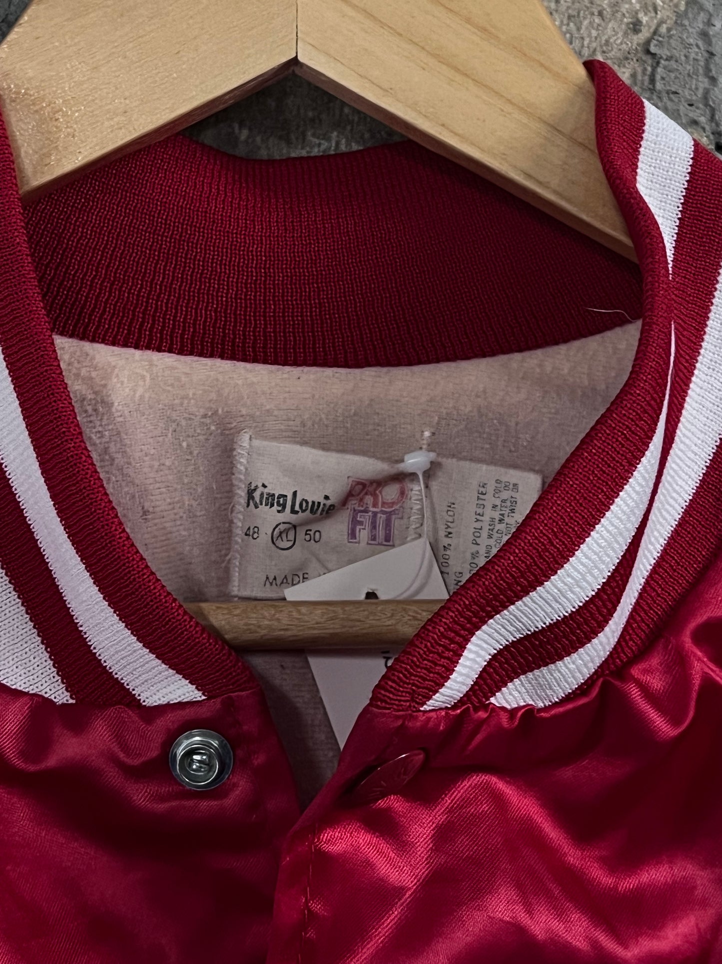 1980s "KING LOUIE" Satin Jacket