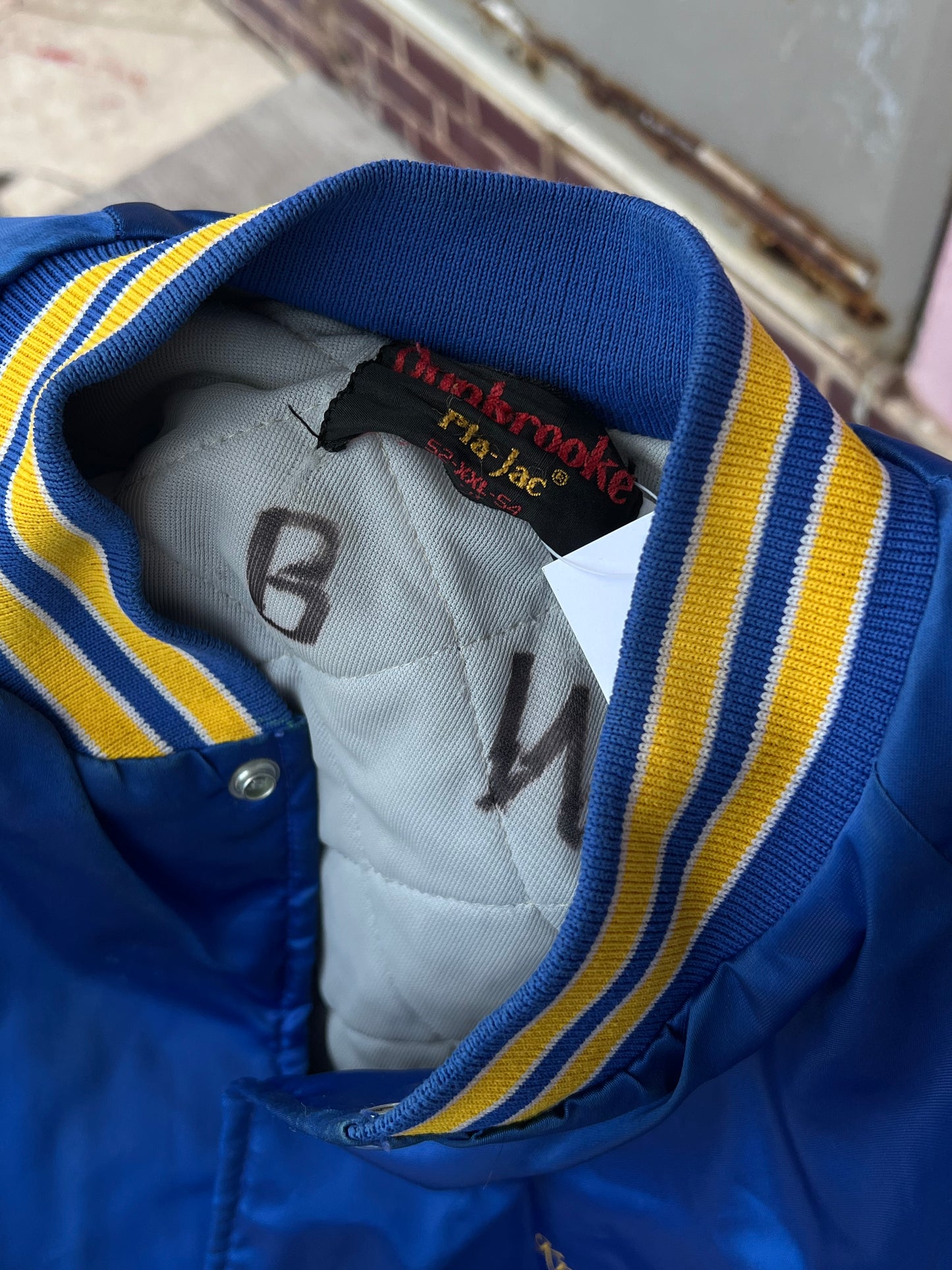 1980s "Pla-Jac By Dunbrooke" Satin Jacket