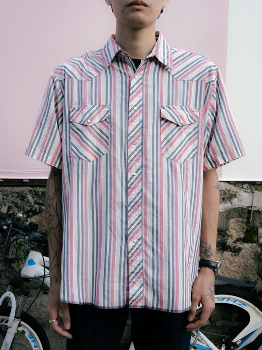"Wrangler" Pearl Snap Short Sleeve Shirt
