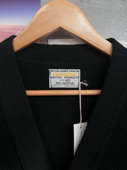 1960s "Bristol" Letterman Acrylic Cardigan