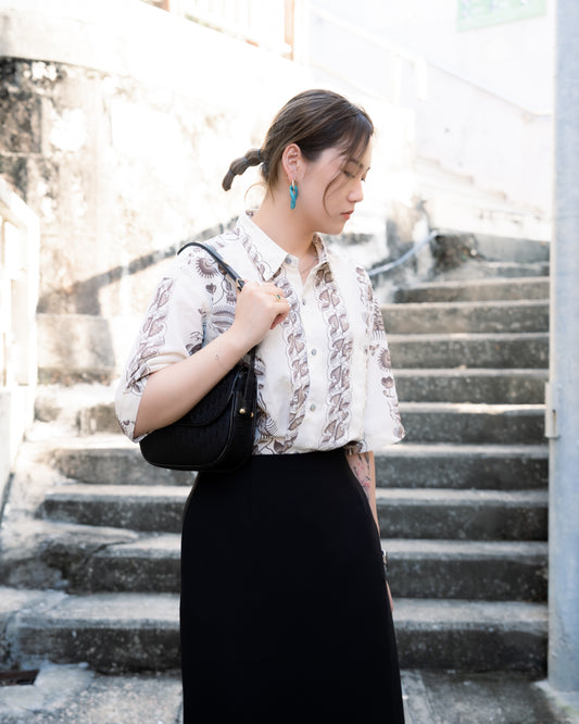 "ART FISH CLUB" Short Sleeve Shirt