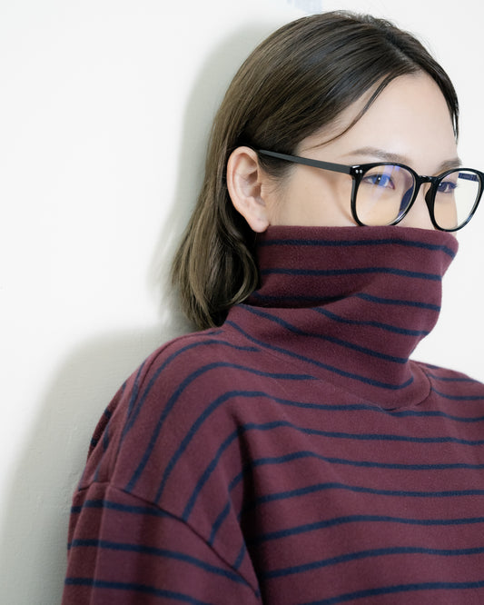 "Polo Ralph Lauren" Striped Turtle Neck Sweatshirt