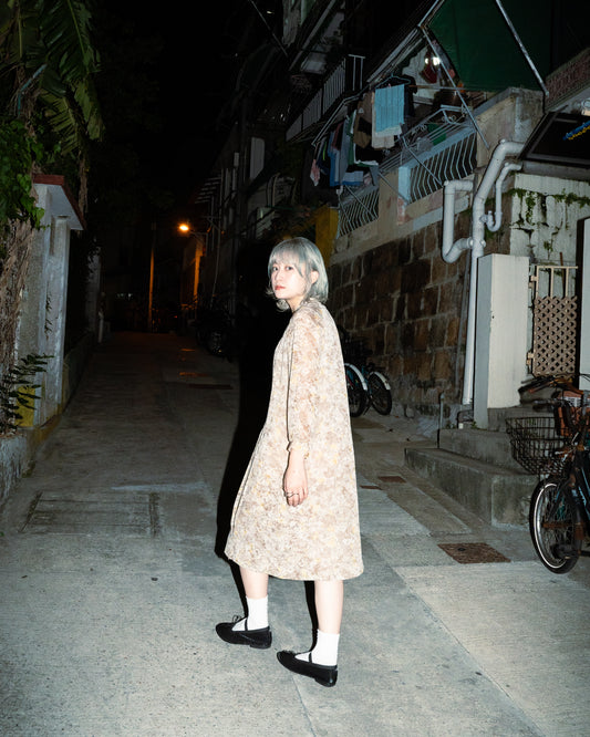 Old JP Floral Chiffon Dress 碎花紗質連身裙