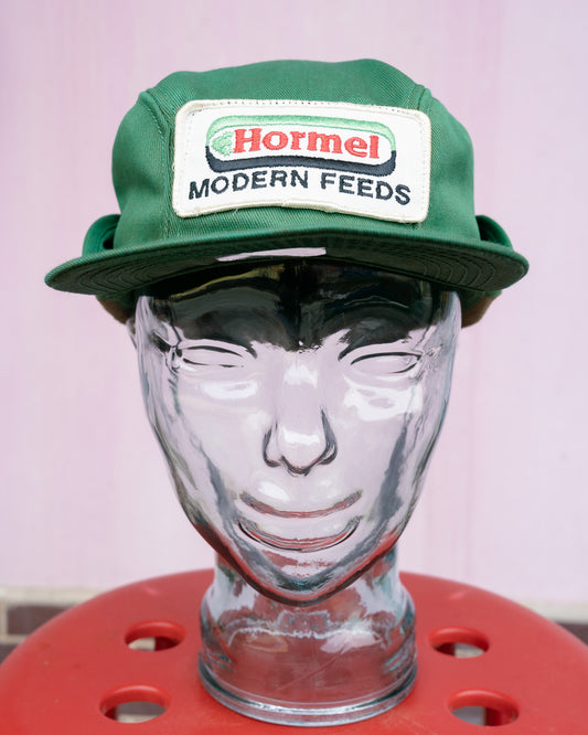 1970-80s "K-Products" Hormel Modern Feeds Ear-Flap Hat