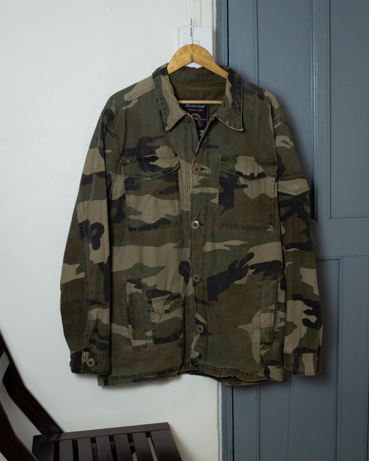 BLUENOTES' Camo Safari Jacket