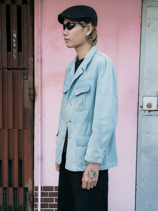 1950s French Cotton Sports Jacket