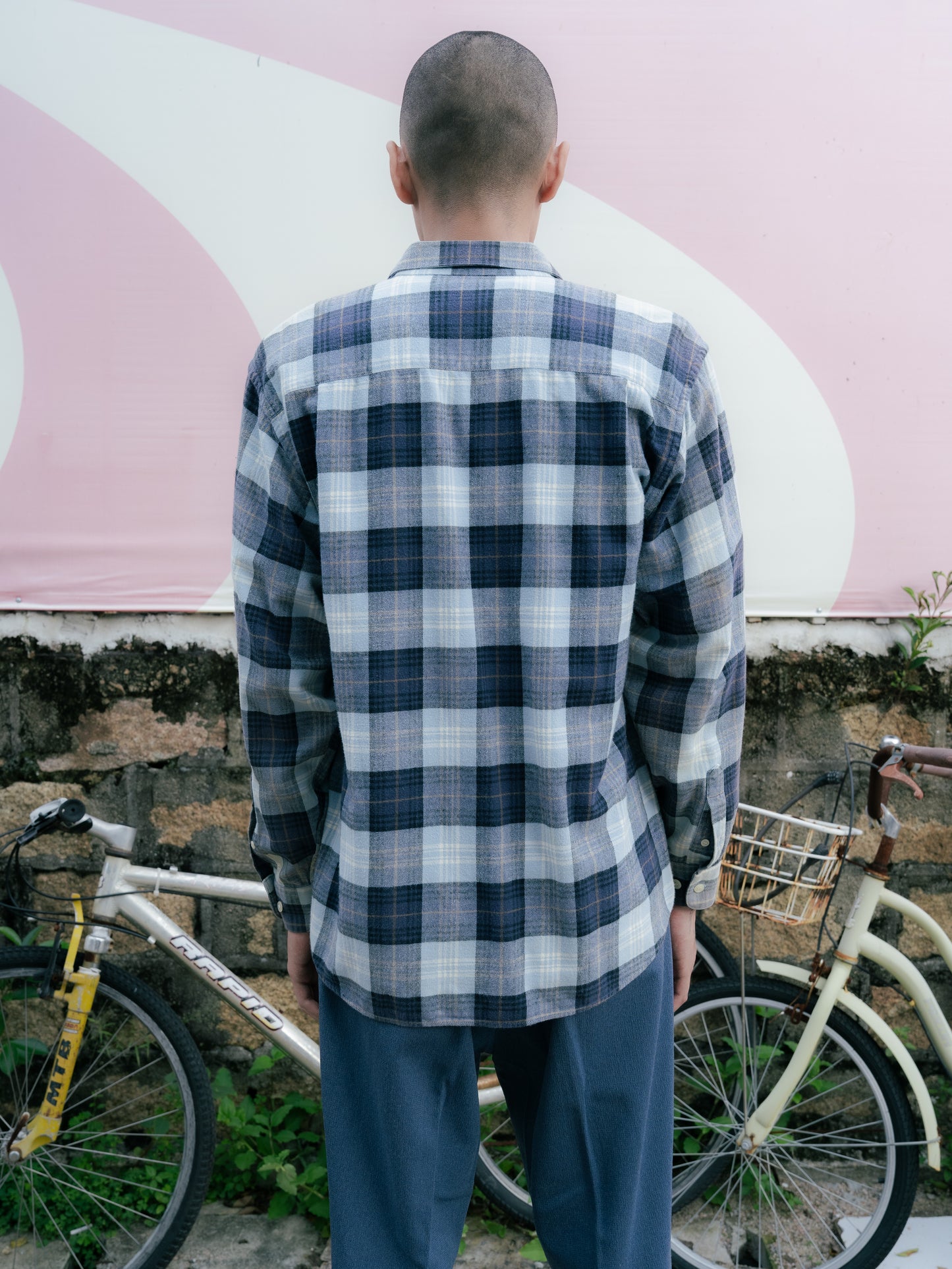 "RENO" Flannel Button-Up Shirt