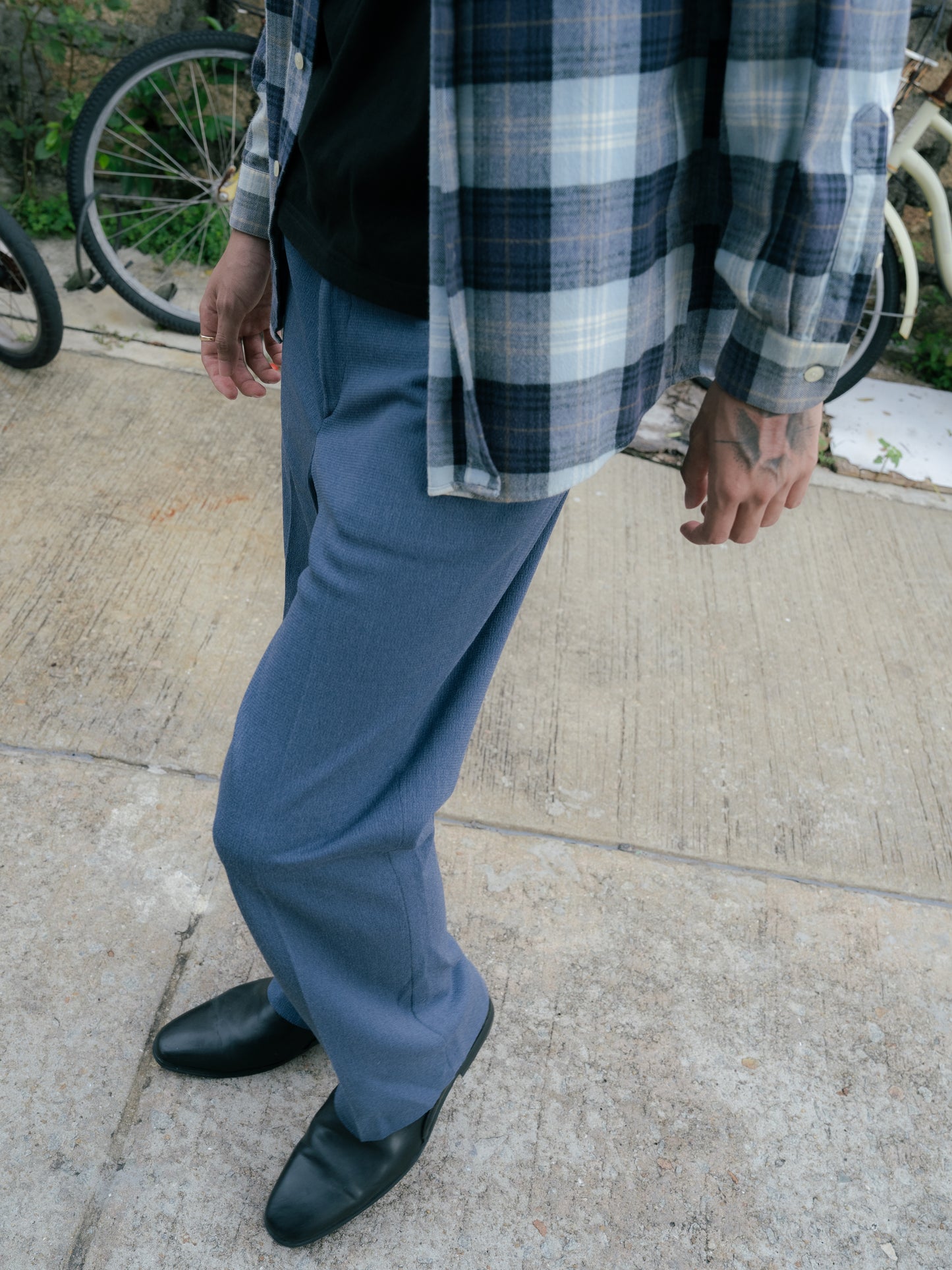 "RENO" Flannel Button-Up Shirt