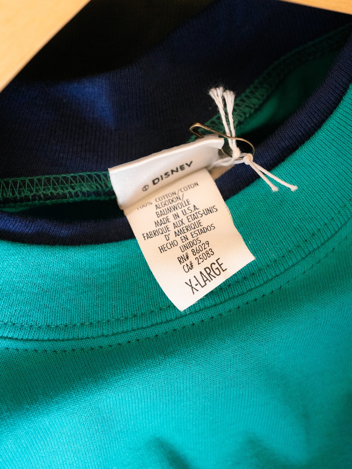 Mid 1990s "THE DISNEY STORE" Goofy Mock Layer Tee - NOS