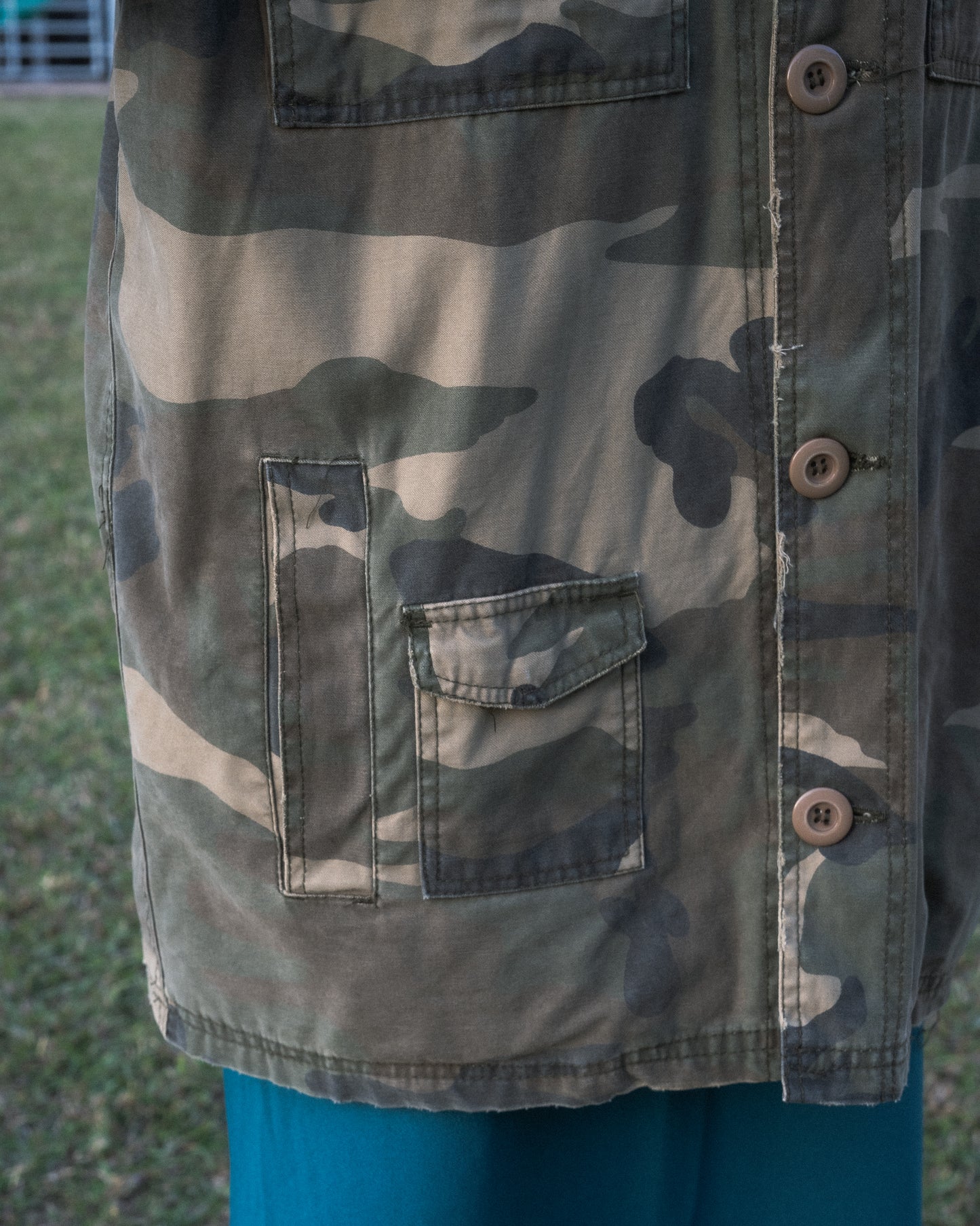 BLUENOTES' Camo Safari Jacket