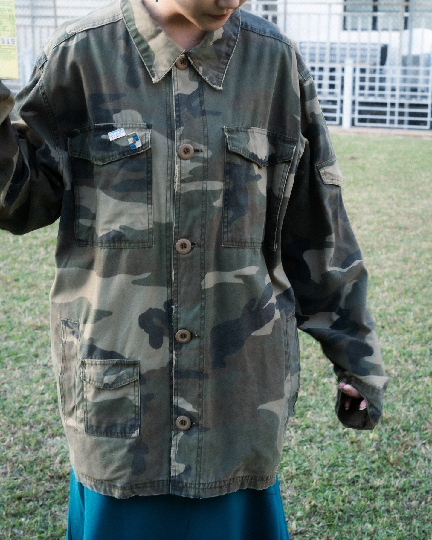 BLUENOTES' Camo Safari Jacket