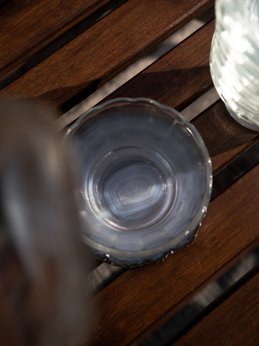 Retro Glass Jelly Cup