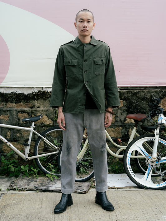 1960s Portuguese "OFICINAS GERAIS DE FARDAMENTO" Army Shirt