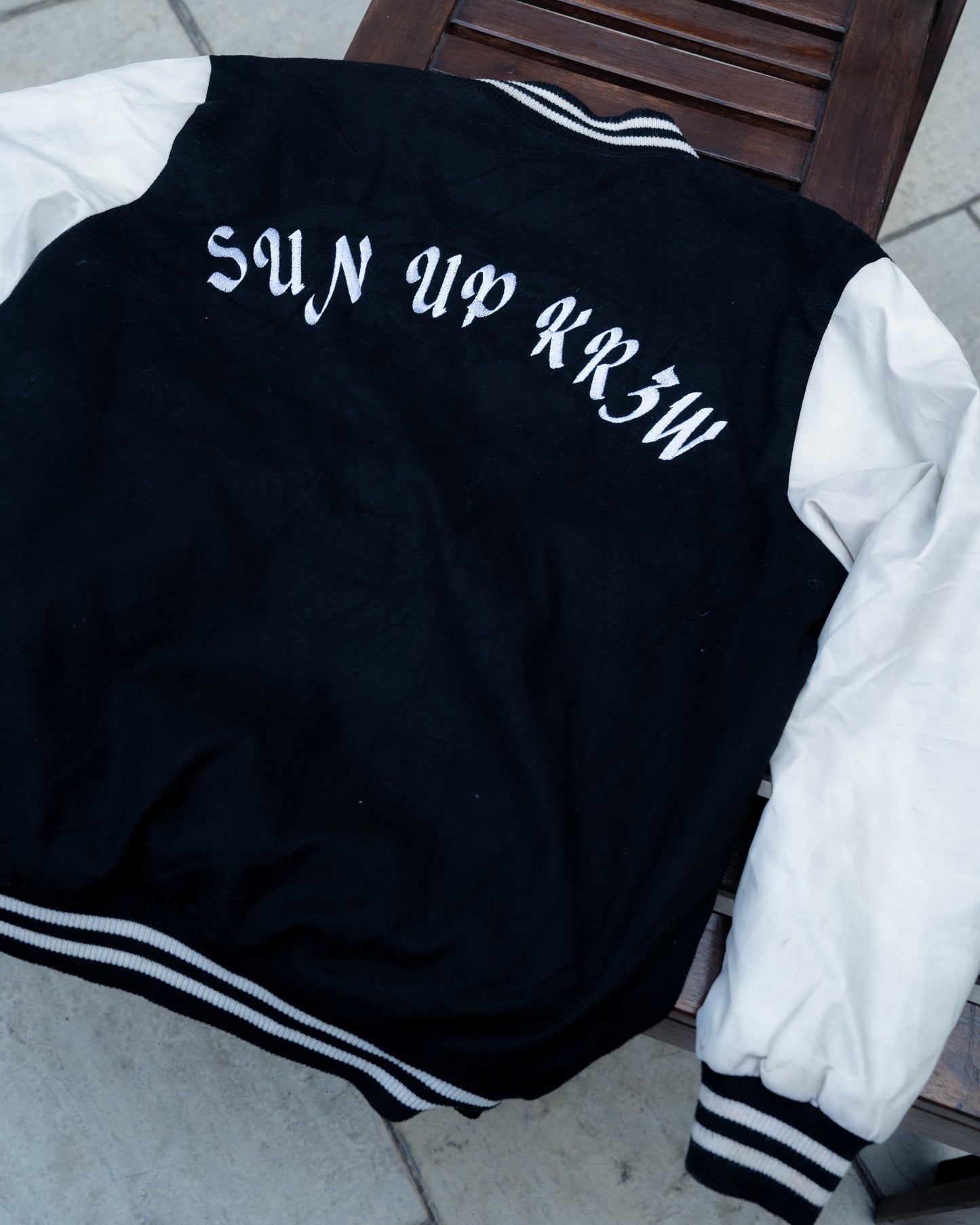 "MAXIMOS U.S.A. BY R&B" Sun Up Krew Stadium Jacket