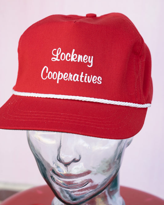 Early 1990s Lockney Cooperatives Rope Cap