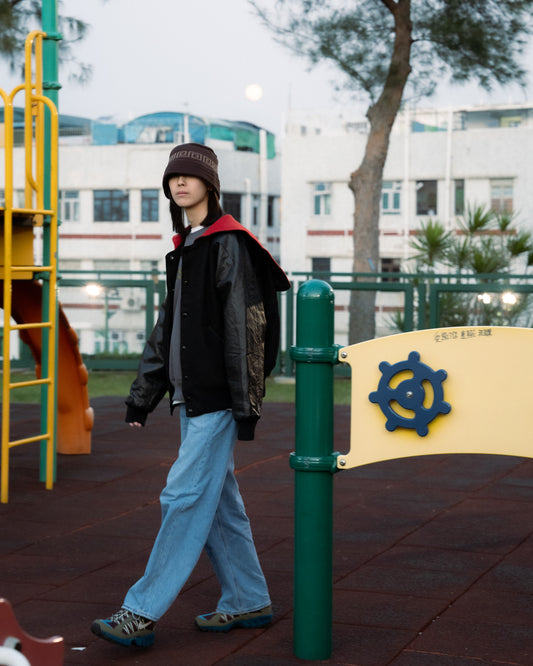 "AWAROS USA" SILVER STARS Varisty Jacket