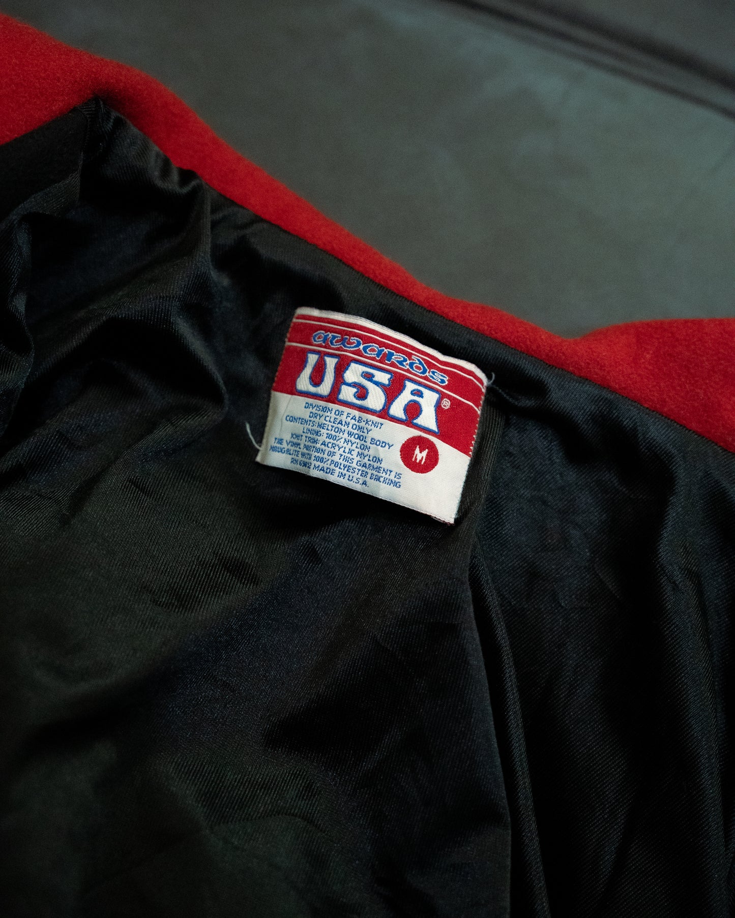"AWAROS USA" SILVER STARS Varisty Jacket