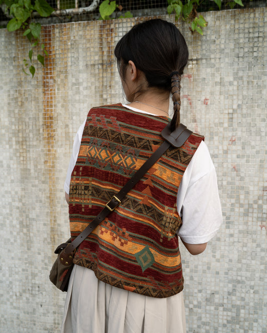 "ORVIS" Blanket Weave Vest