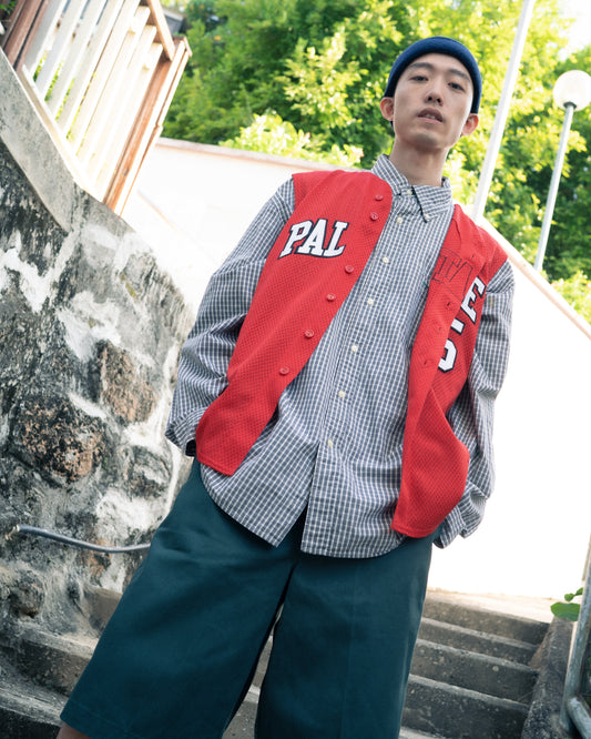 "MAJESTIC" Palatine Button Up Jersey