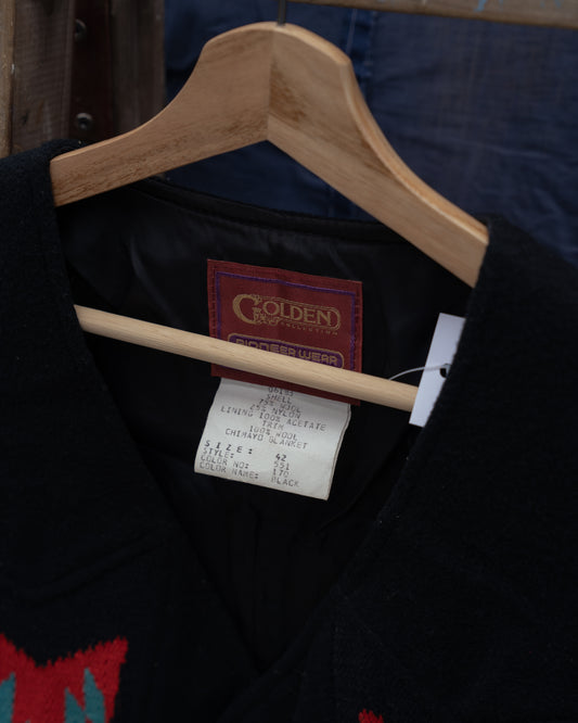 1980s "PIONEER WEAR GOLDEN COLLECTION" Chimayo Vest