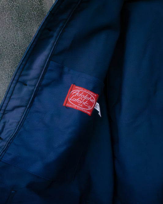 1960s French "Adolphe Lafont" Indigo Moleskin Jacket