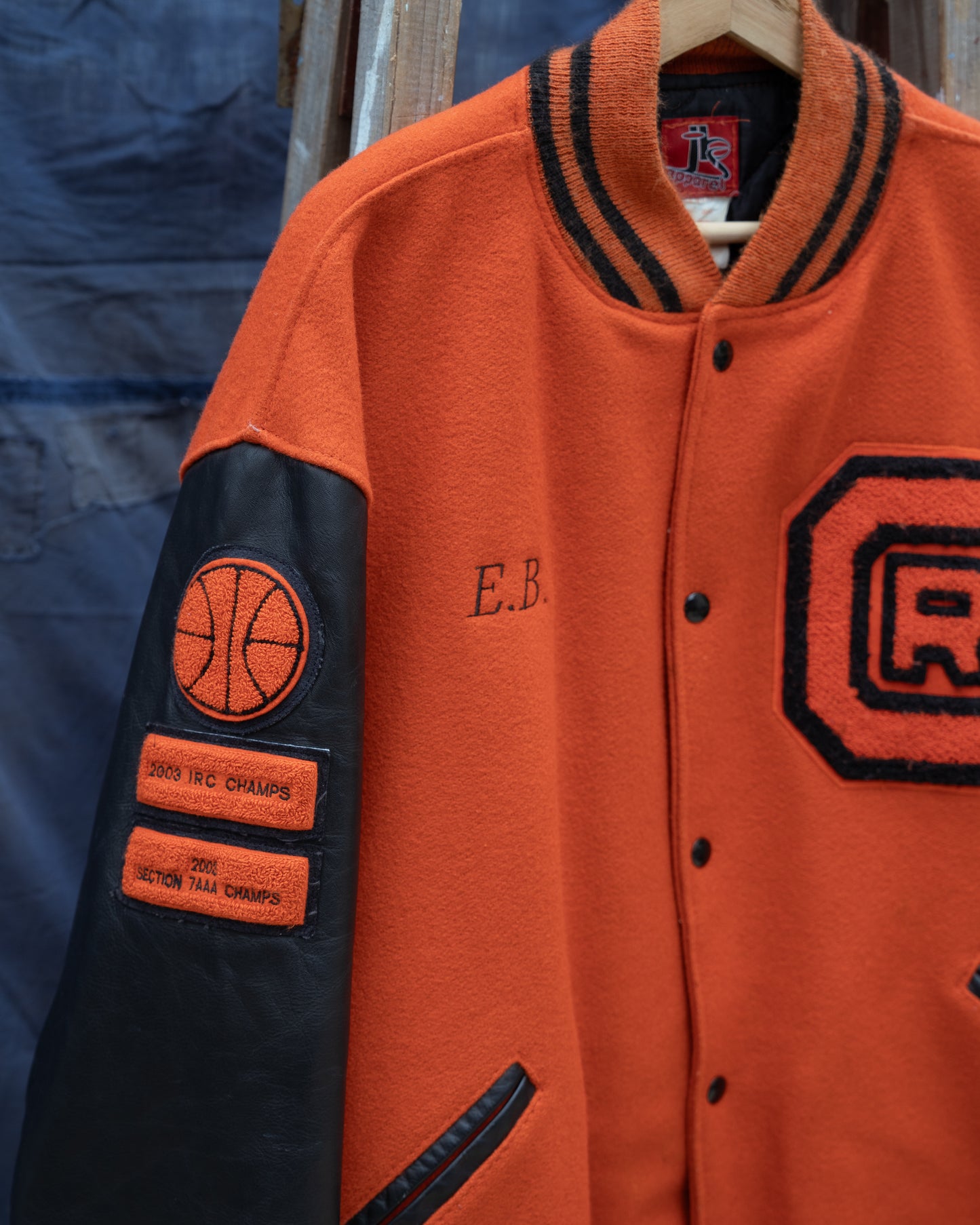 2000s "JKS APPAREL" Basketball Team Jacket