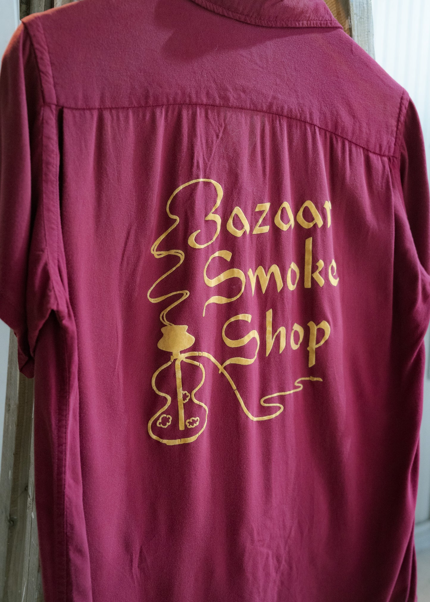 1950-60s "HILTON" Rayon Bowling Shirt