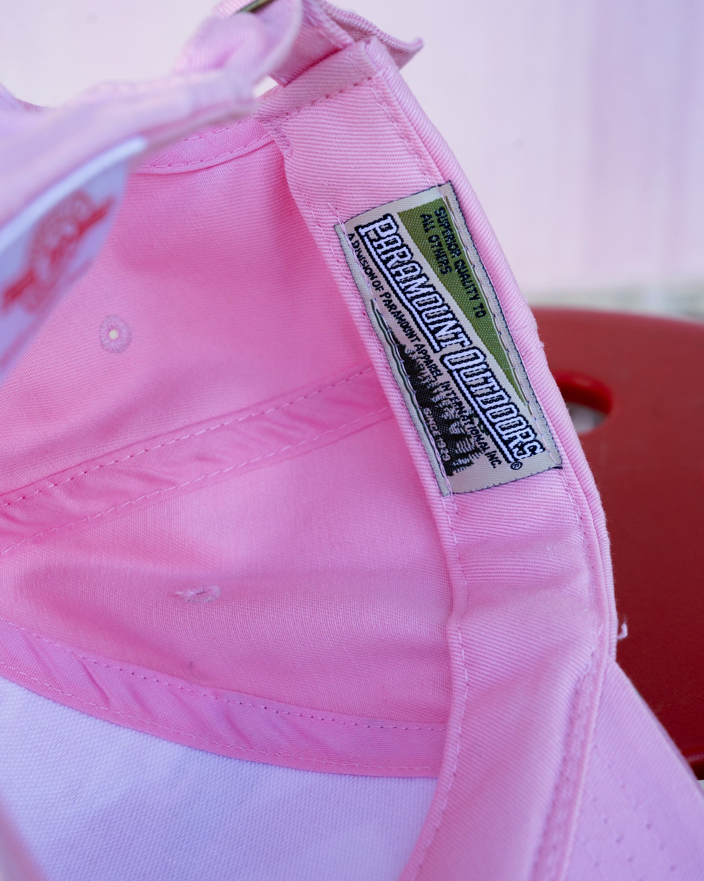 2009 "PARAMOUNT OUTDOORS" BUDWEISER Pink Camo Official Logo Cap