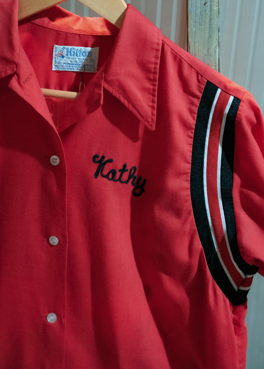 1960s "HILTON" Bowling Shirt