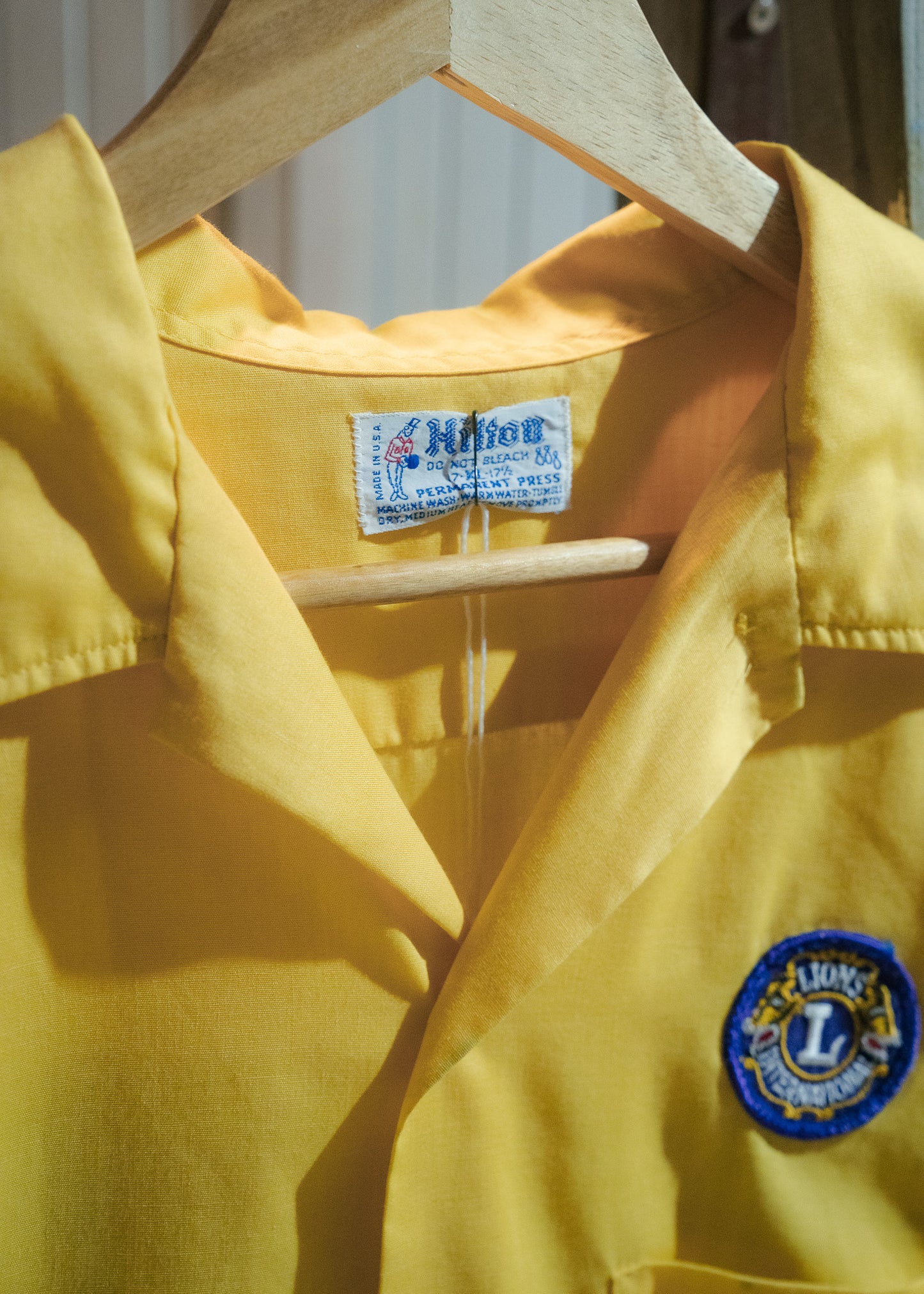 1960s "HILTON" Bowling Shirt