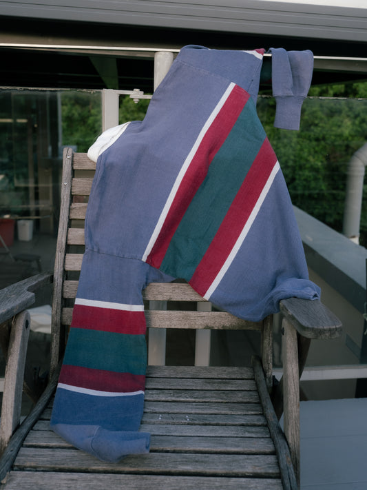 1990s "LANDS' END" Rugby Polo Shirt