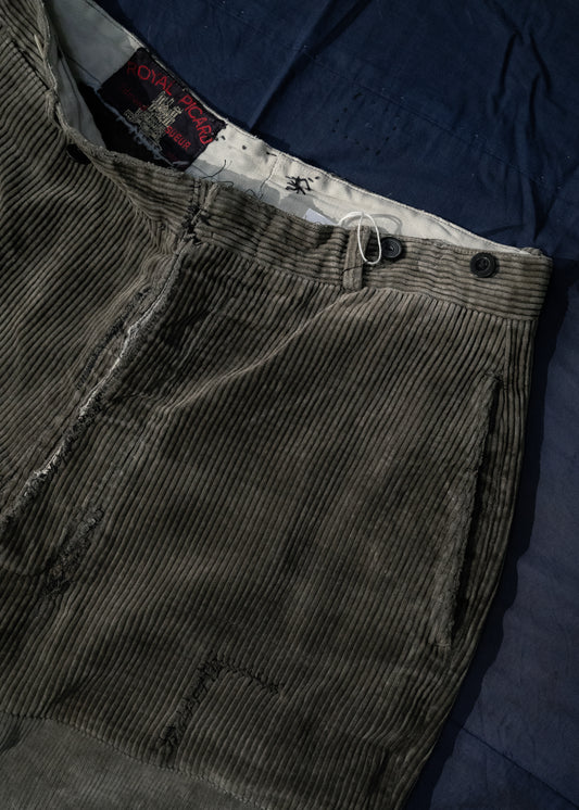 1940s French "ROYAL PICARD" Corduroy Work Pants