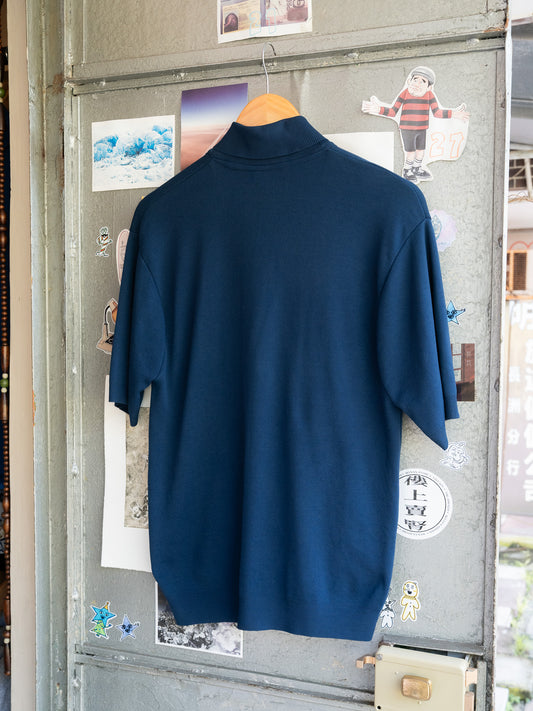 1970s "VINTAGE II" Ban-Lon Nylon Knit Short Sleeve Polo Shirt
