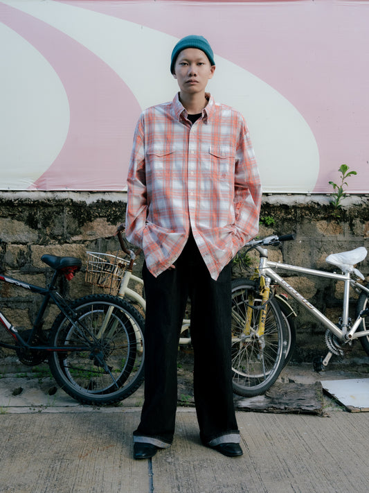 "ROPER" Checkered Long Sleeves Button-Down Shirt