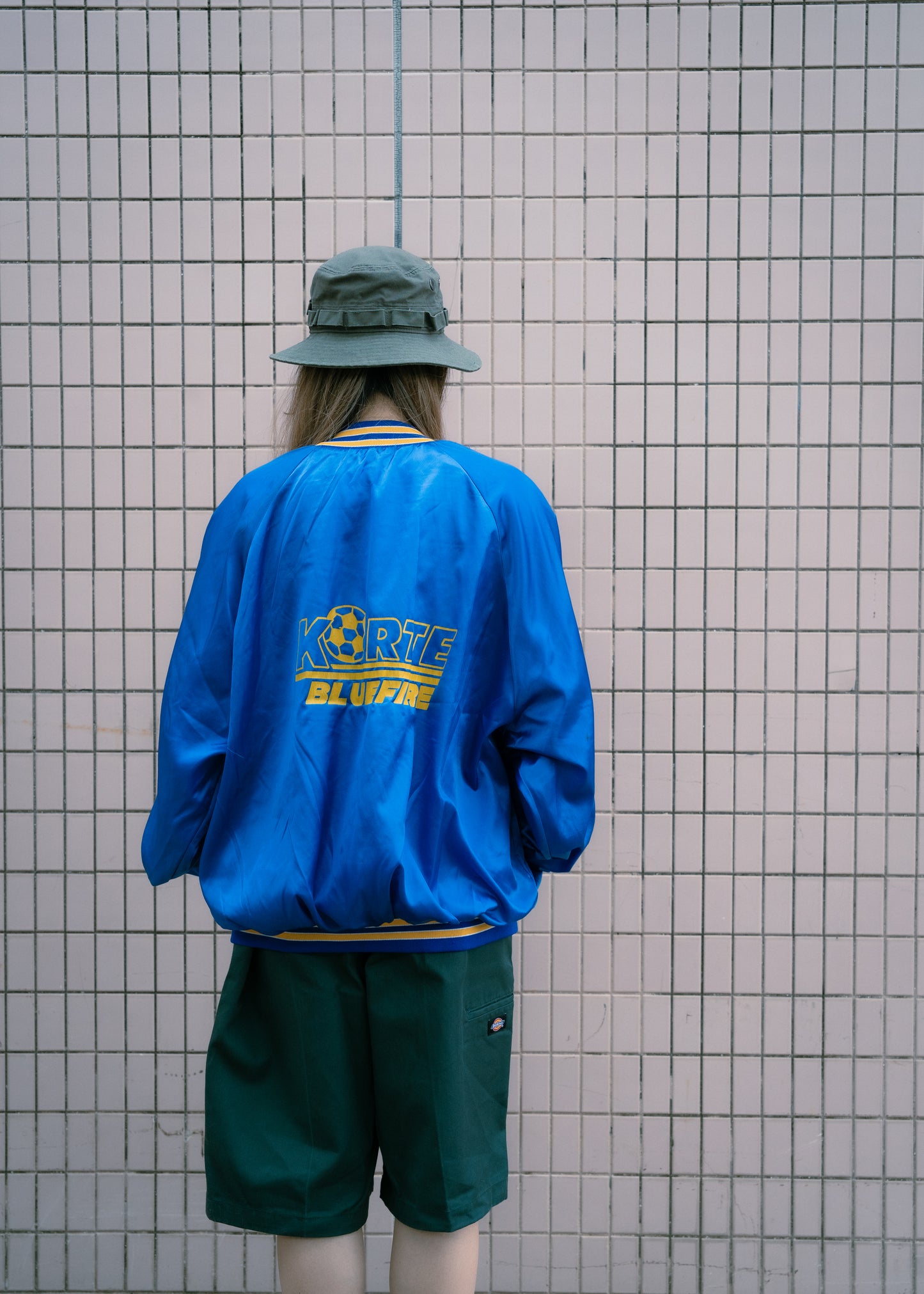 1990s "KING LOUIE" Satin Coach Jacket