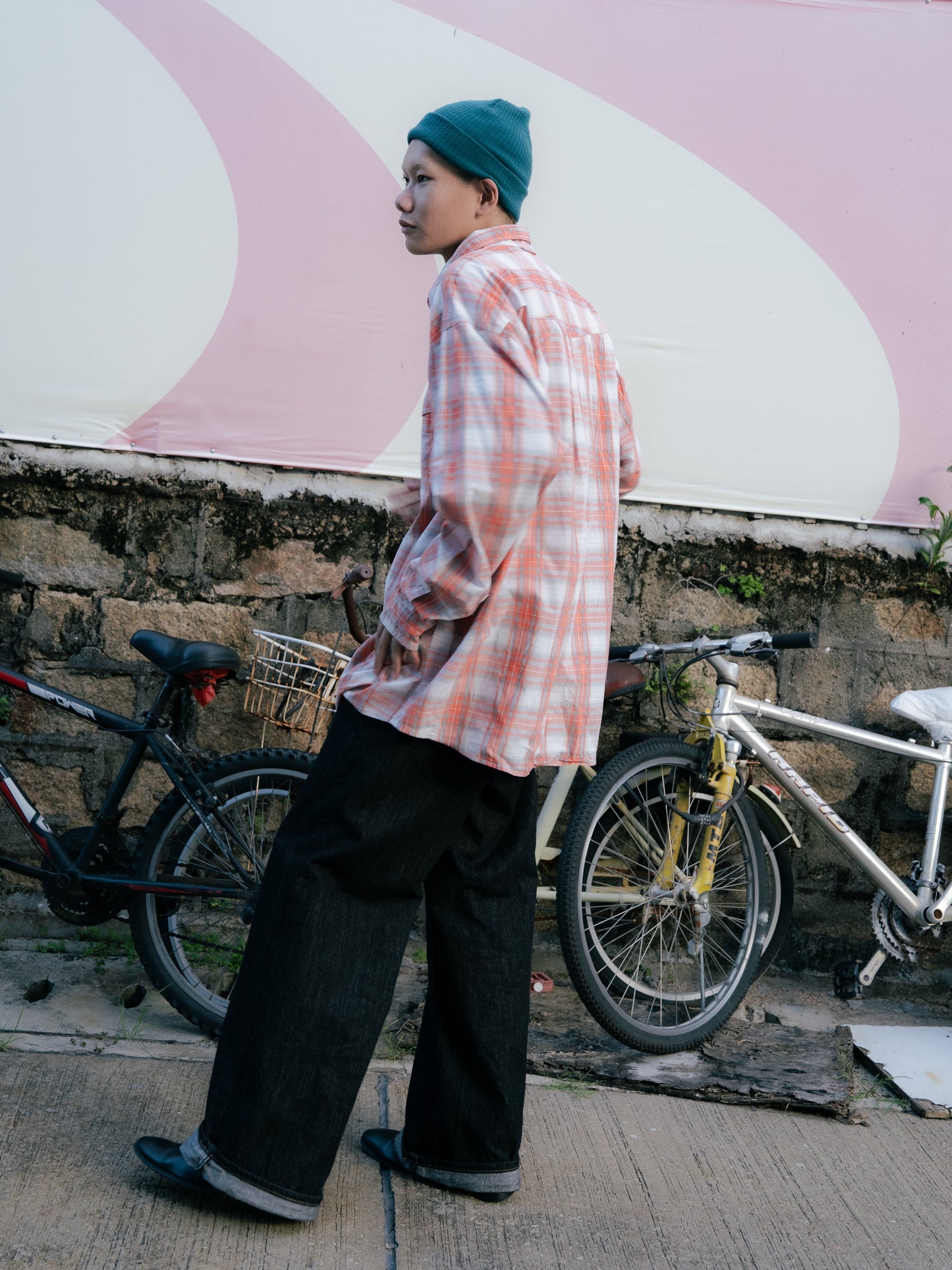 "ROPER" Checkered Long Sleeves Button-Down Shirt
