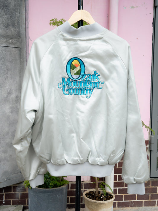 1980s "King Louie PRO-FIT" Zip-Up Satin Jacket