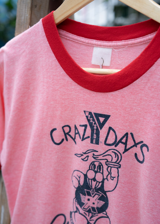 1970s "MAYO SPRUCE" CRAZYDAYS OLYMPICS Ringer Tee