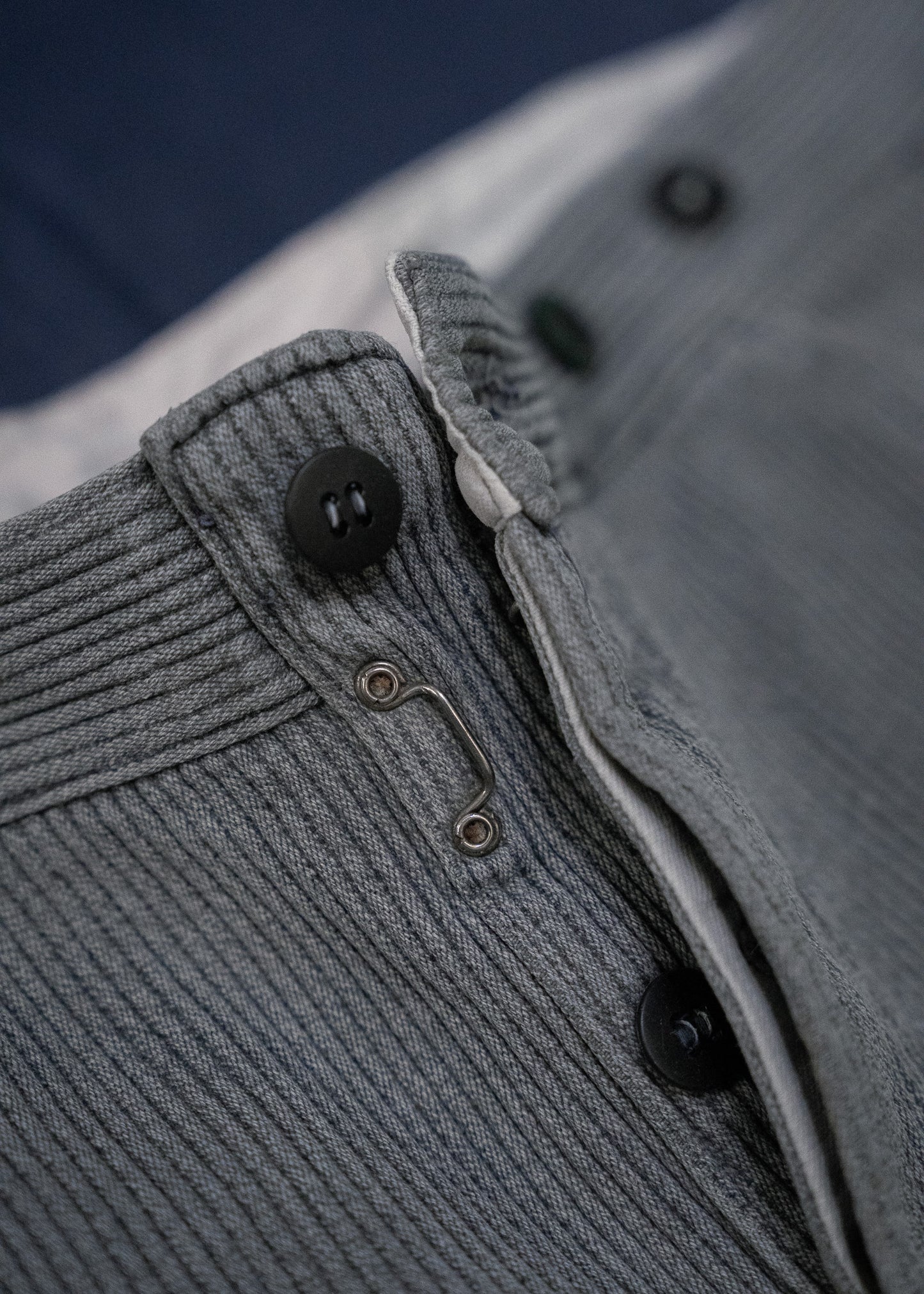 1940-50s French "SAVO" Piqué Work Pants