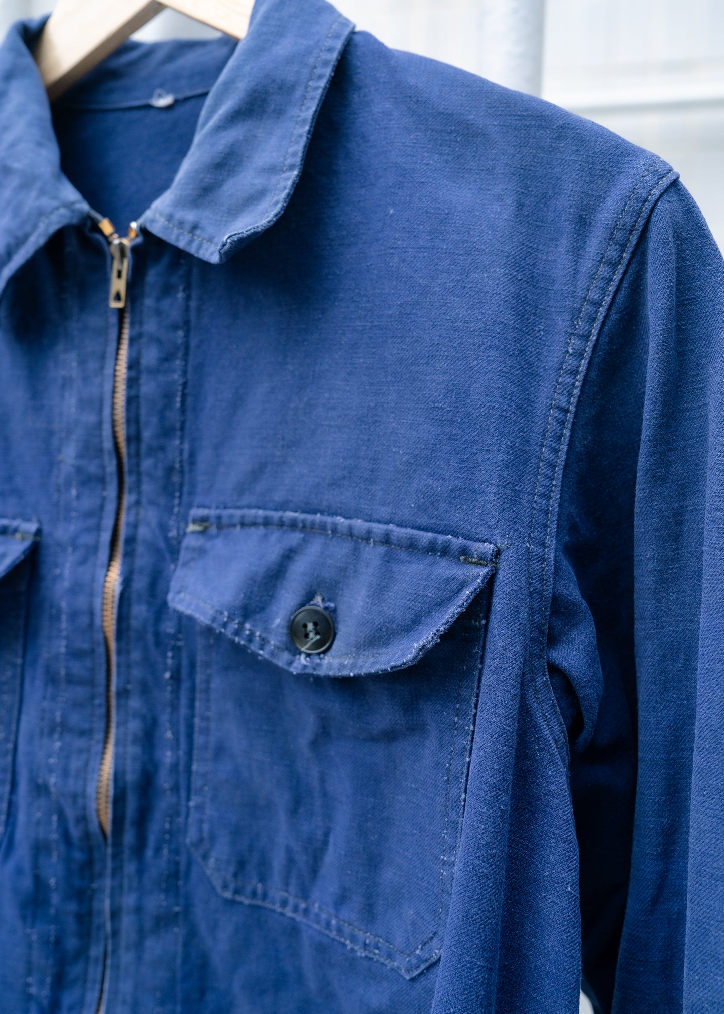 1950s French "BARBE BLEUE" Cyclist Jacket