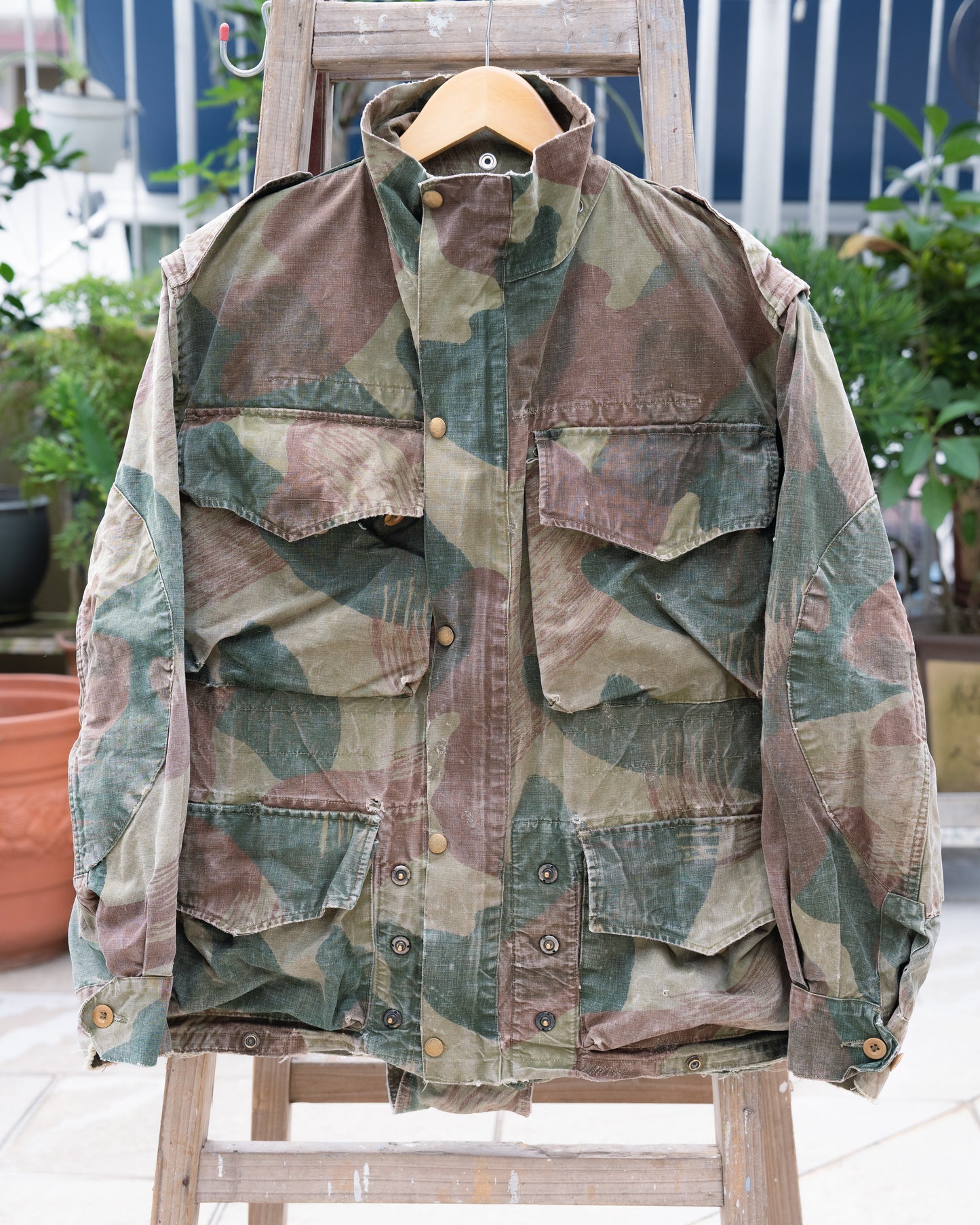 1956 Belgian "BAWI" Paratrooper Brushstroke Camouflage Jacket