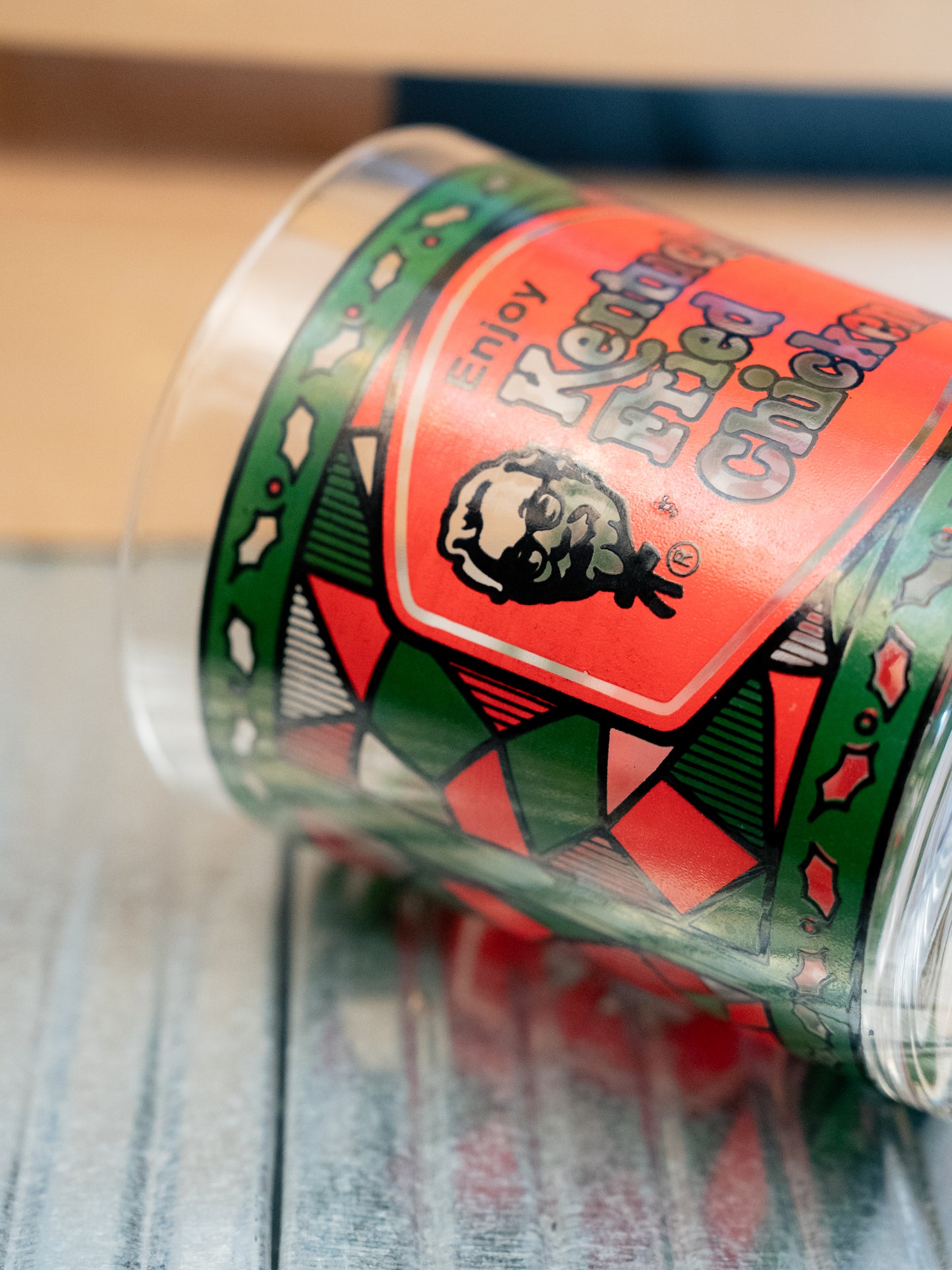 1980-90s COCA-COLA x KFC Glass Cup