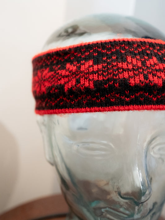 1980s Acrylic Knit Ski Headband