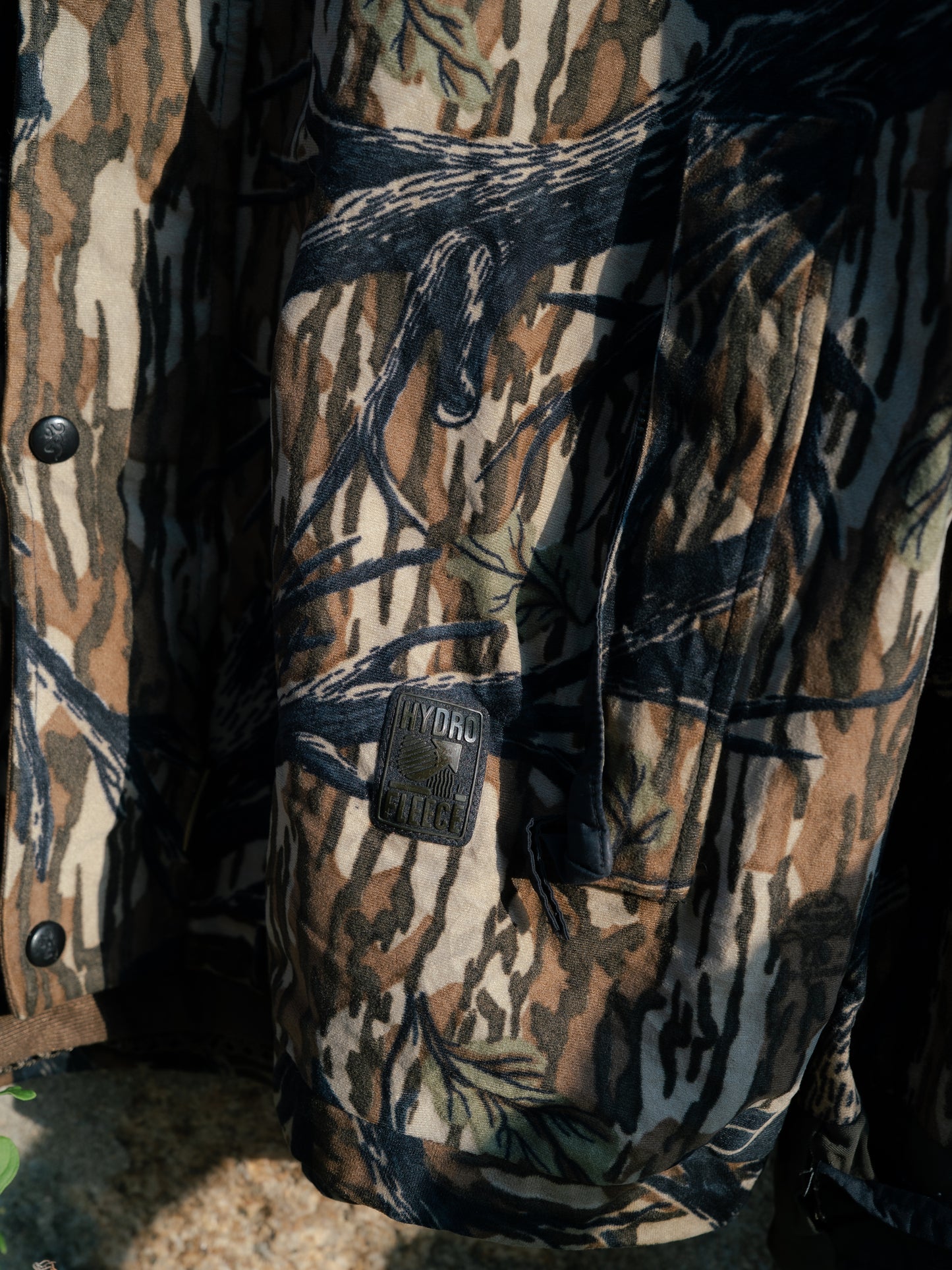 "BROWNING" Tree Camo Pattern Outdoor Jacket