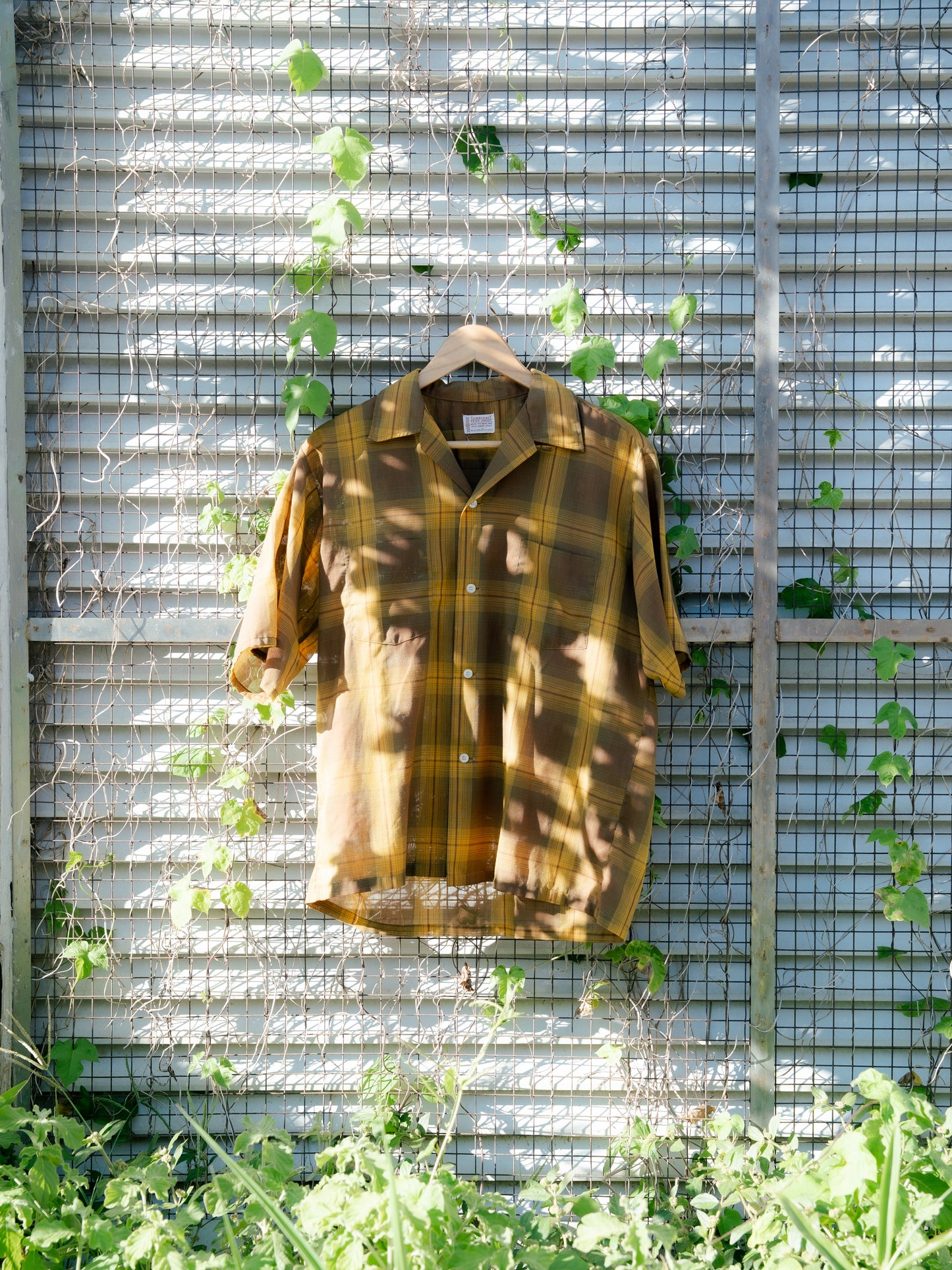 1960s "TOWNCRAFT" Penn Prest Loop Collar Shirt
