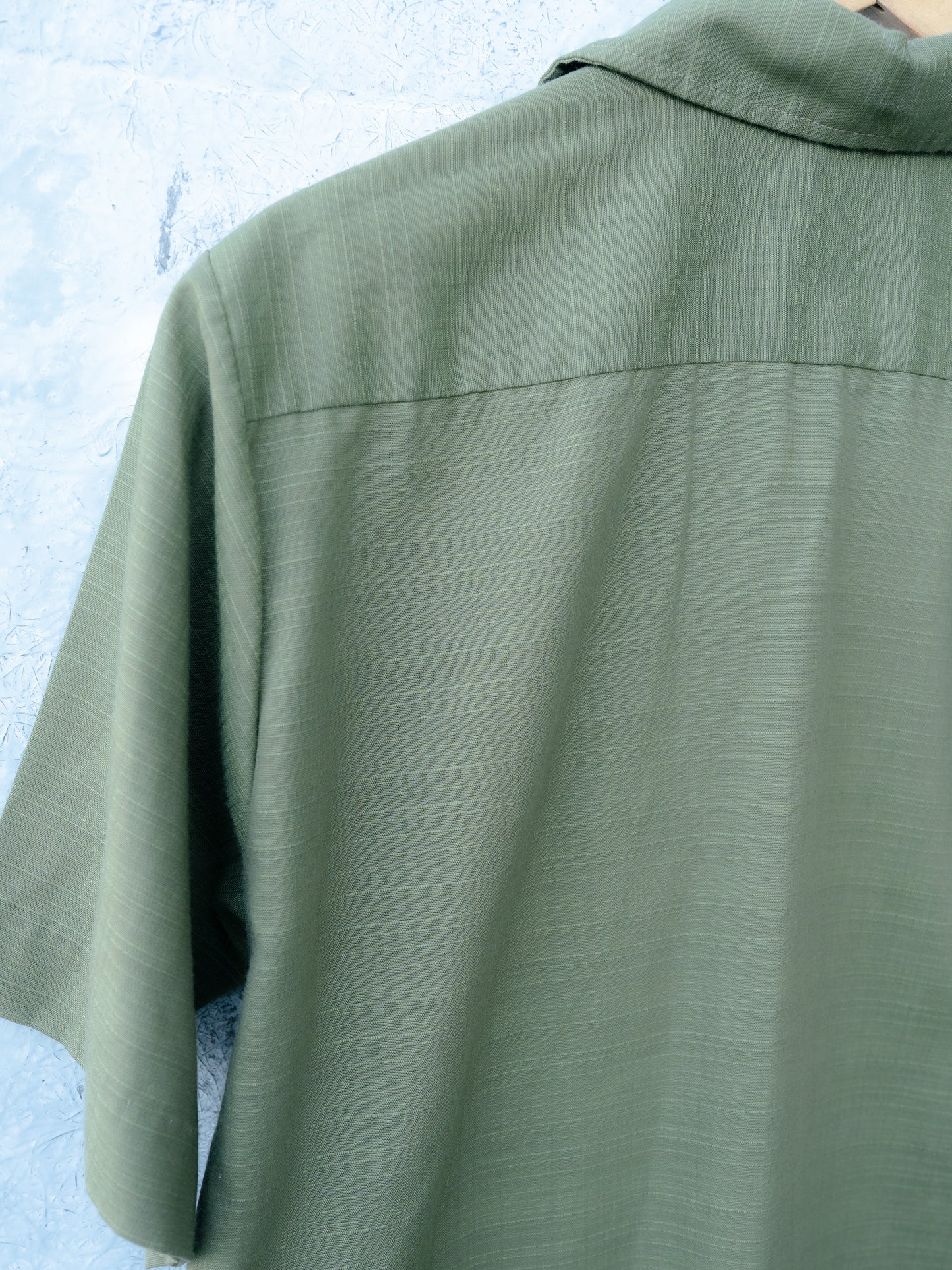 1960s "SEARS" PERMA PREST Loop Collar Shirt