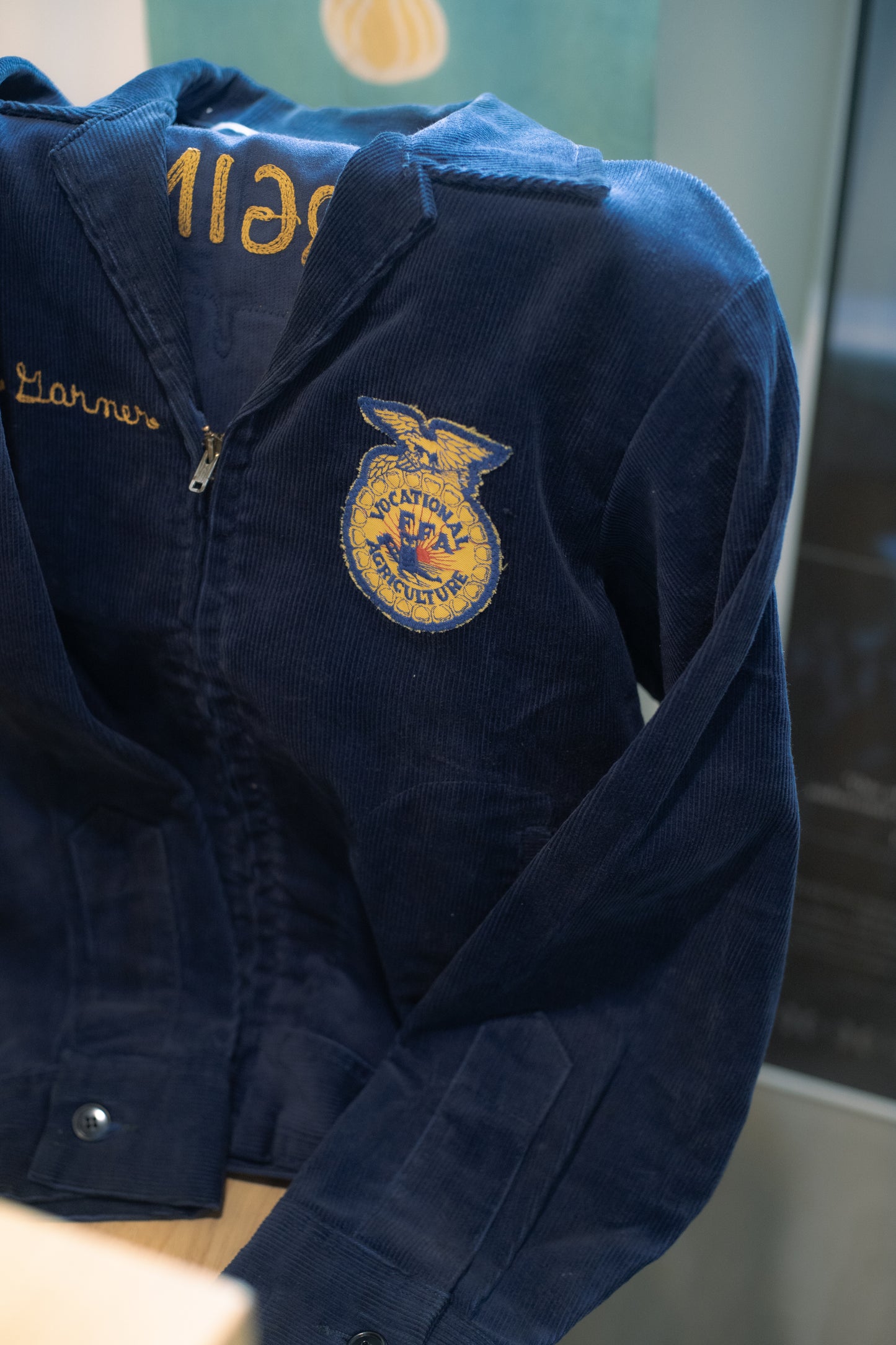 1980's FFA Blue Corduroy Jacket