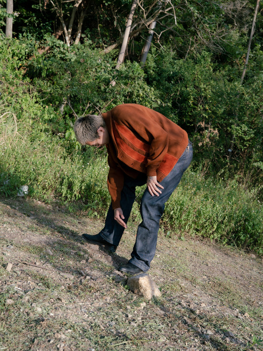 1950-60s Orlon Acrylic Mix Suede Shawl Collar Cardigan