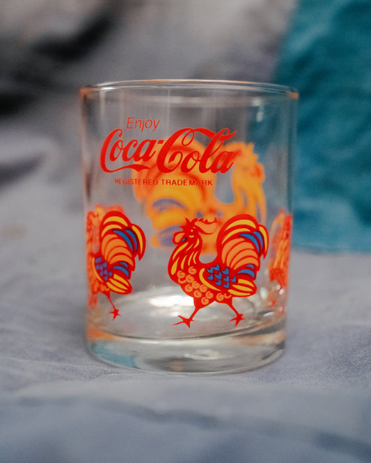 Coca-Cola Year of Rooster Glass Cup